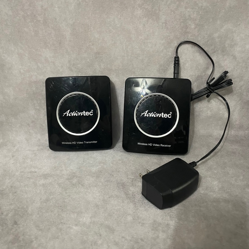 Actiontec MyWirelessTV2 Video Transmitter Receiver MWTV2TX MWTV2RX Black HD
